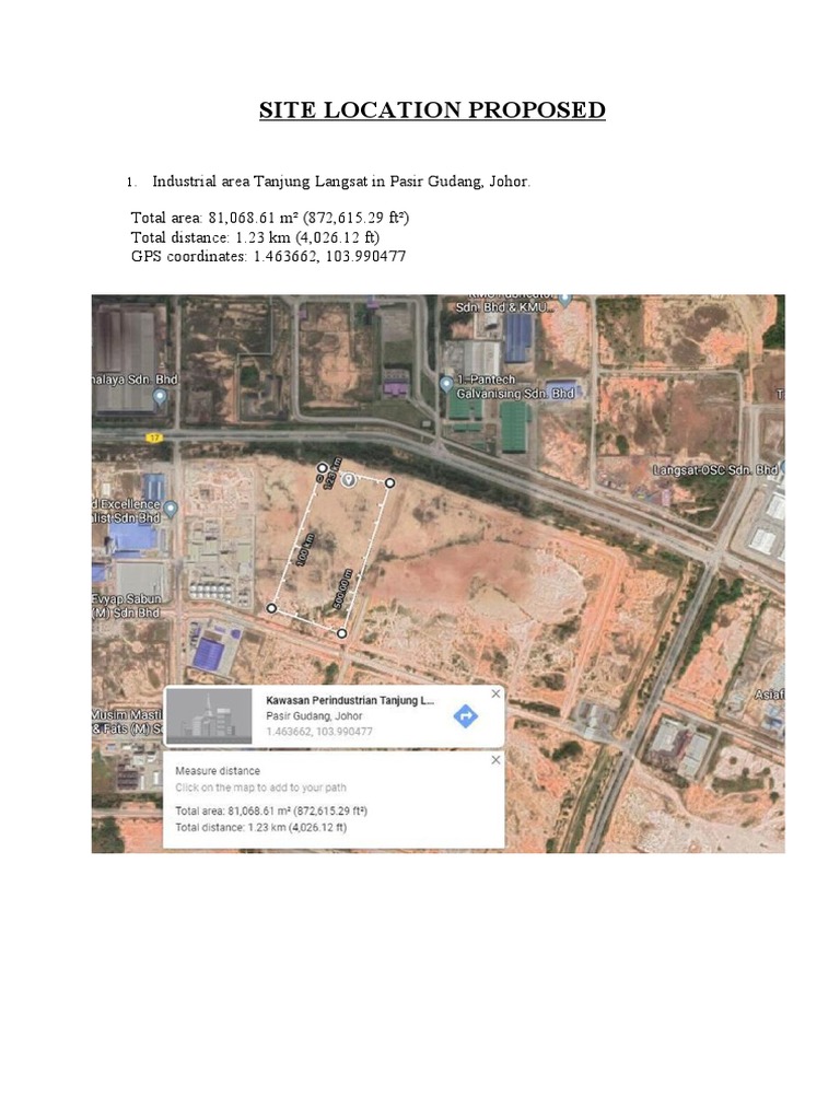 Tanjung Langsat Industrial Site Analysis | PDF | Hydrocarbons | Nature