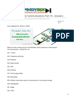 MCQ in Microwave Communications Part 10 Answers PDF