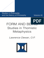 Lawrence Dewan - Form and Being Studies in Thomistic Metaphysics.pdf