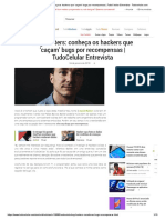 Bug Hunters - Conheça Os Hackers Que Caçam' Bugs Por Recompensas - TudoCelular Entrevista PDF