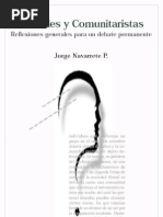 jorge navarrette - liberales y comunitaristas