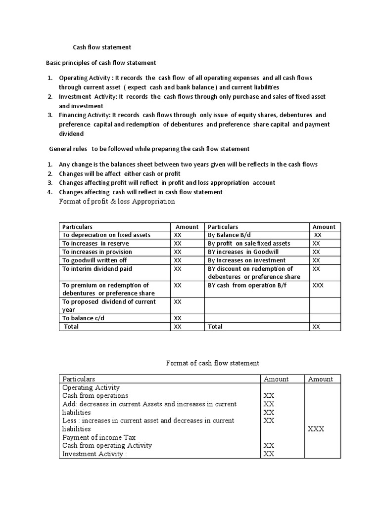 Cash Flow Statement Overview and Problems | PDF | Cash Flow Statement ...