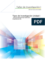 Tipos de Investigación