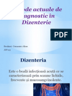 Metode actuale de diagnostic în Dizenterie