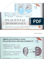 (OB) Placental Hormones PDF