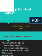 5 Quality Control Tablet