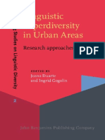 (Hamburg Studies On Linguistic Diversity) Joana Duarte, Ingrid Gogolin-Linguistic Superdiversity in Urban Areas - Research Approaches-John Benjamins Publishing Company (2013) PDF