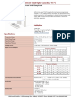 High Energy Density, Reach and Rohs Compliant: Specifications