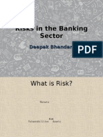 Risks in The Banking Sector