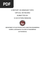 Download Report of Virtual Keyboard by gayathri1990 SN45914427 doc pdf