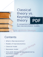 Classical Theory vs. Keynesiyan Theory: Sahay