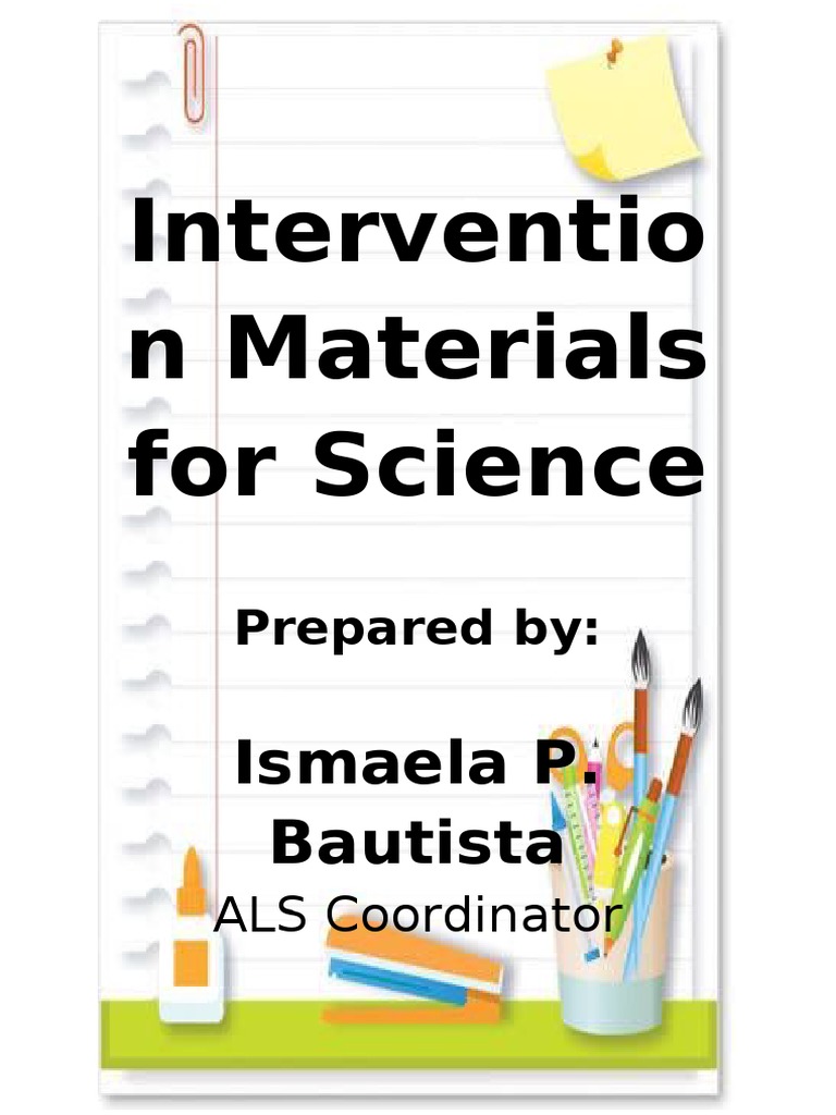 Science Activity Sheets for ALS | PDF
