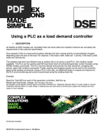 056-045 PLC as Load Demand Controller