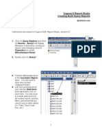 Creating Mutliple Query Reports