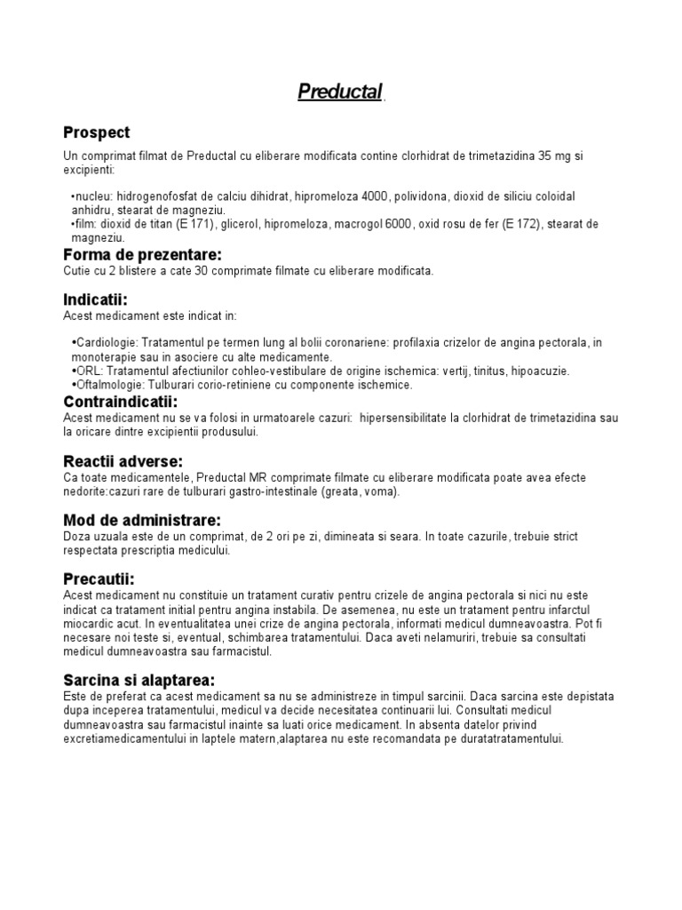 Preductal | PDF
