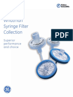 Ge Healthcare Whatman Syringe Filter Collection Brochure