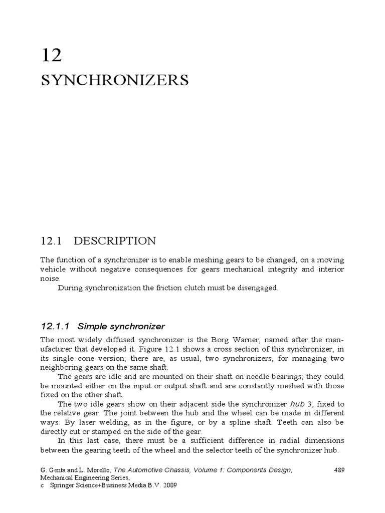 Automotive Chassis Giancarlo PDF Manual