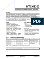 MTCH6303: MTCH6303 Projected Capacitive Touch Controller Data Sheet