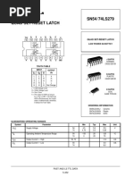 Quad Set-Reset Latch SN54/74LS279: Low Power Schottky