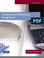Construction Estimating Using Excel 2nd Edition PDF