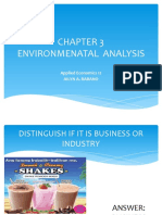 Environmenatal Analysis: Applied Economics 12 Ailyn A. Rabano
