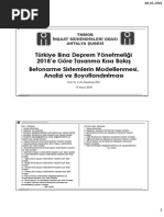 2019 Deprem Yönetmeliği Sınıfları, Parametreleri (Imo)