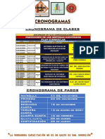 Cronograma de Pagos y Clases Protección PDF