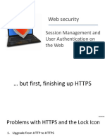 Web Security: Session Management and User Authentication On The Web
