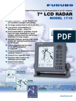 7" LCD Radar: MODEL 1715