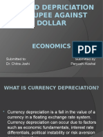 Record Depriciation of Rupee Against Dollar: Economics