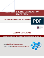 BASIC CONCEPTS OF ALGORITHMS