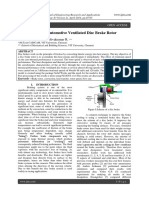 CFD Analysis of Automotive Ventilated Disc Brake Rotor: Amol V. More, Prof - Sivakumar R