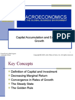 Macroeconomics: Capital Accumulation and Economic Growth