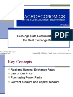 Macroeconomics: Exchange Rate Determination I - The Real Exchange Rate