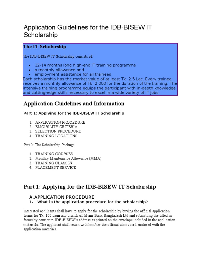 idb-bisew-academic-degree-test-assessment