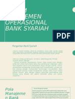 Sistem Manajemen Operasional Bank Syariah