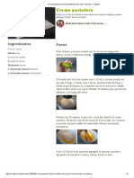 Crema Pastelera Receta de Betsabé Irene Valor Cásseres - Cookpad PDF