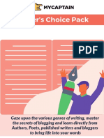Writer's Choice Pack