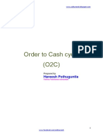 Order To Cash Cycle (O2C) : Hareesh Pothuguntla