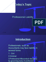Week # 3 - Professional Liability