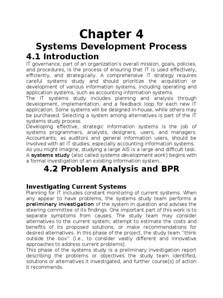 AIS Chapter Four | PDF | System | Input/Output