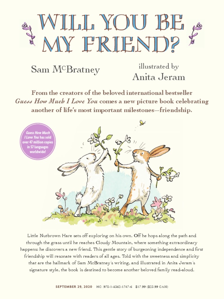 Will You Be My Friend? by Sam McBratney & Anita