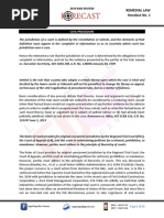 Ho 1 Forecast Remedial Law PDF