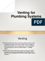 Venting For Plumbing Systems