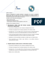 Banco Basa Requisitos PDF