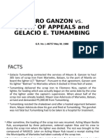 Mauro Ganzon vs. Court of Appeals and Gelacio E. Tumambing: G.R. No. L-48757 May 30, 1988