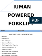 Human Powered Forklift - PPT