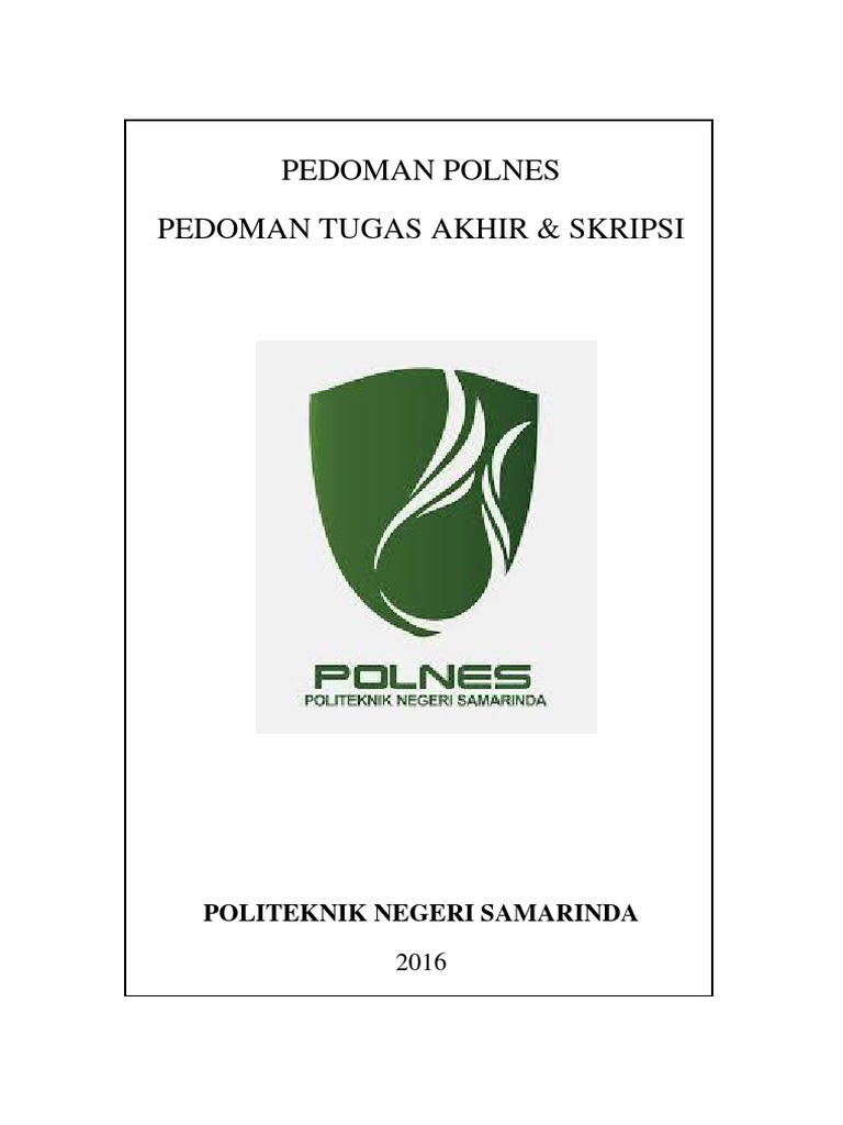 Pedoman TA POLNES PDF | PDF