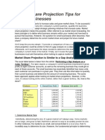 Market Share Projection Tips For Small Business PDF