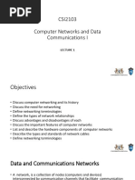 CSI2103 Computer Networks and Data Communications I